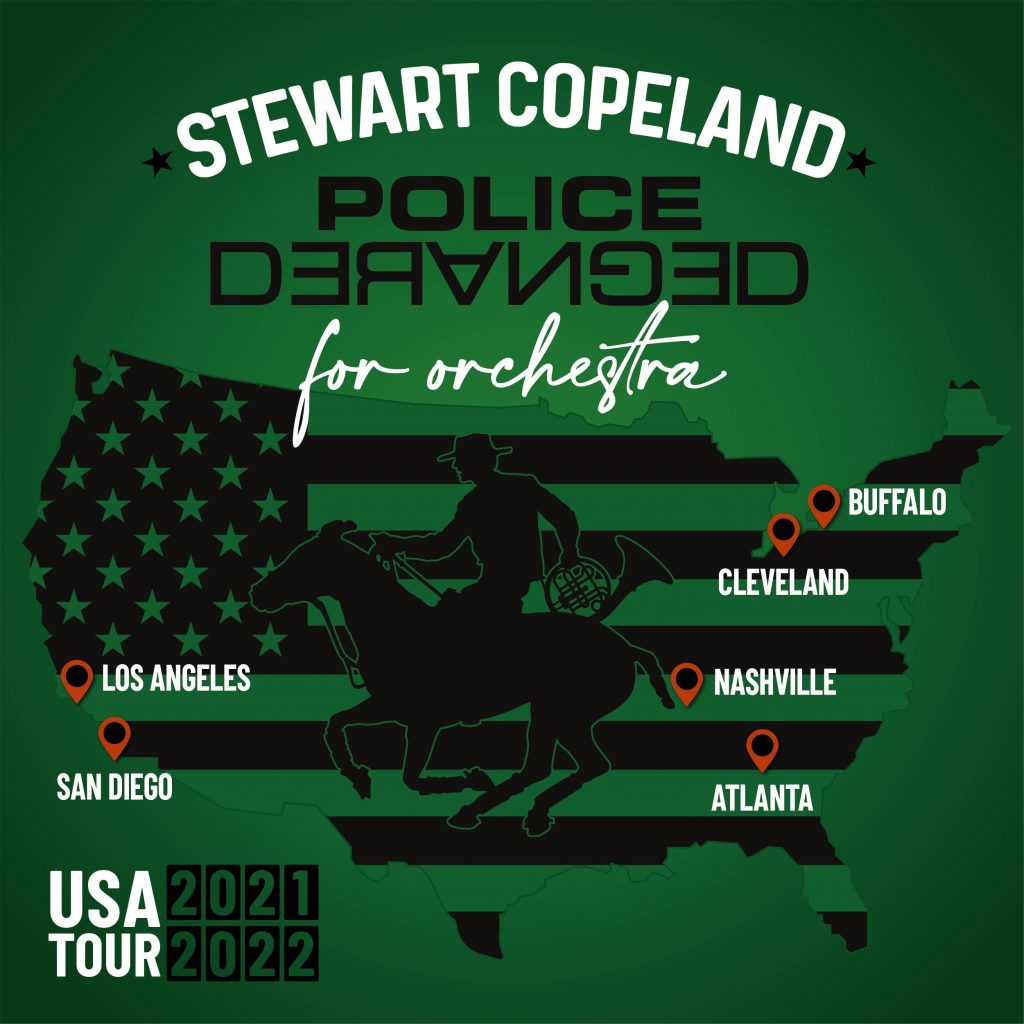 Police Deranged Tour Poster