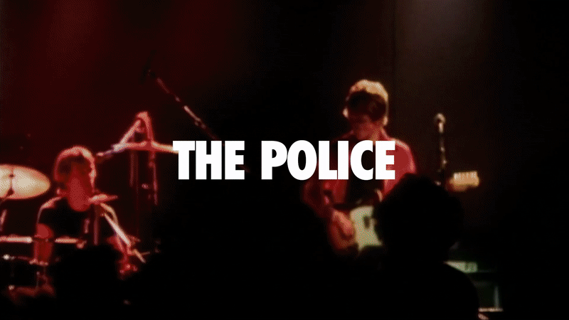 The Police Promo Video GIF